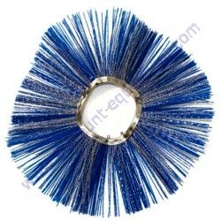 Product image of 14-063240PWC8KL United Rotary Brush 8ft Poly/Wire Convoluted 6-3/8