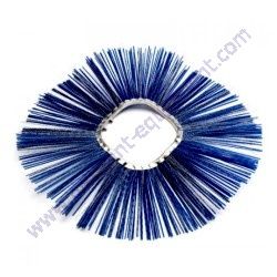 Product image of 14-100320PWC8KW United Rotary Brush 8ft Poly/Wire Convoluted Wafer 10