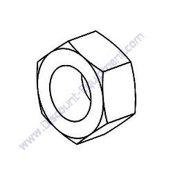 HW0001-LOCK NUT 3/8-16 UNC