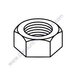 HW0001-HEX NUT 1/2-13 UNC