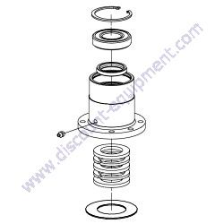 Product image of 3137171 Drum Bearing Assembly Menegotti Mortar Mixer