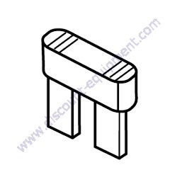 Product image of 0601806643 FUSE 15A Multiquip DCA70SSJU4F Generator