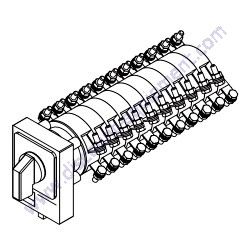 Product image of M2270100104 SELECTOR SWITCH Multiquip DCA70SSJU4F Generator