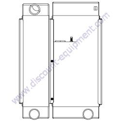 Product image of Y0602012909 RADIATOR AND INTER-COOLER Multiquip DCA70SSJU4F Generator