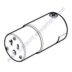 Product image of HBL5369C CONNECTOR 20 AMP 125V Multiquip DCA70SSJU4F Generator