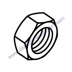 Product image of Y0206707000 HEX NUT Multiquip DCA25SSIU4F Generator