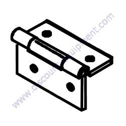 Product image of 0605010040 HINGE Multiquip DCA25SSIU4F Generator