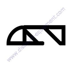 Product image of Y0228100050 RUBBER SEAL Multiquip DCA25SSIU4F Generator