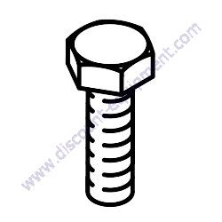 Product image of 011208030 HEX HEAD BOLT Multiquip DCA20SPXU4F Generator