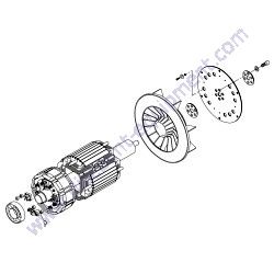 Product image of B3110100802 ROTOR ASSEMBLY Multiquip DCA40SSKU4F2 Generator