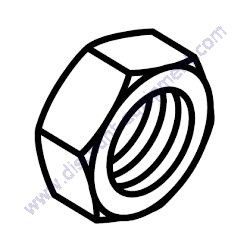 Product image of 0039310000 HEX NUT Multiquip DCA40SSKU4F2 Generator