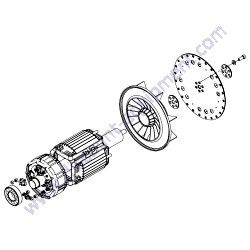 Product image of B3110100702 ROTOR ASSEMBLY Multiquip DCA45SSIU4F Generator