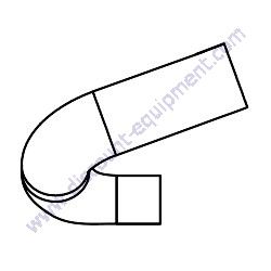 Product image of M1374100603 AIR CLEANER HOSE Multiquip DCA45SSIU4F Generator