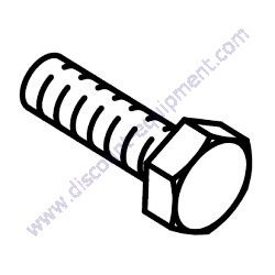 Product image of 0016910025 HEX HEAD BOLT Multiquip DCA45SSIU4F Generator