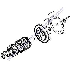 Product image of B5110000402 ROTOR ASSEMBLY Multiquip DCA36SPXU4F Generator