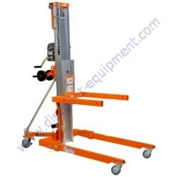 Product image of Liftsmart MLI-5 Industrial Pro Series 5 FT Material Lift with Rear Transport/Loading Wheels (RTW) 1000 lb Capacity