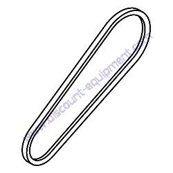 Product image of 22010150 V-Belt A-67 11CuFt (400L) Genuine Menegotti OEM Replacement Part