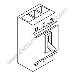 Product image of Y0601808833 CIRCUIT BREAKER 3P 200A Multiquip DCA70SSIU4F Generator