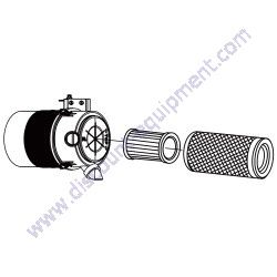 Product image of Y0602046578 AIR CLEANER Multiquip DCA70SSIU4F Generator