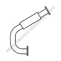Product image of M2334000303 EXHAUST PIPE Multiquip DCA70SSIU4F Generator