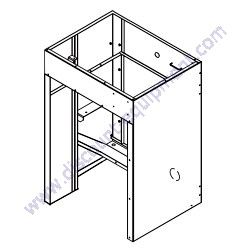 Product image of M2424000202 FRONT FRAME Multiquip DCA70SSIU4F Generator