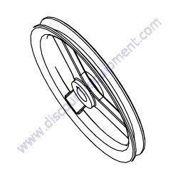 Product image of 29110217 Pulley Menegotti Steel Drum Wheelbarrow Concrete Mixer