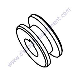 Product image of 31090265 Pulley Motor Menegotti Steel Drum Wheelbarrow Concrete Mixer