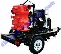 Multiquip WSC55 Spray Cart Compressor & Pump Complete